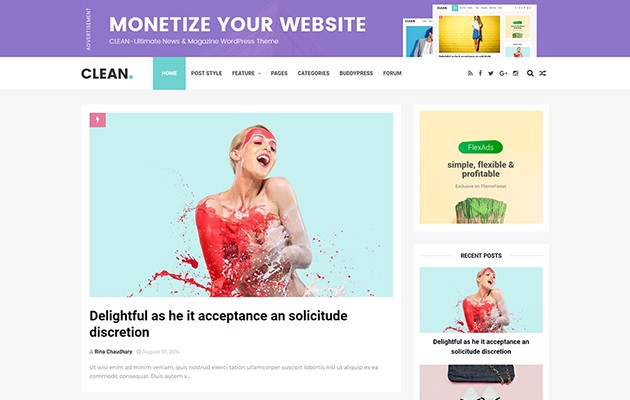 Clean responsive blogger templates | professional blogger templates free
