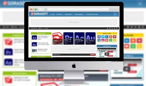 SoraSoft Responsive Blogger Templates 2021 (SEO Mobile Friendly Templates)