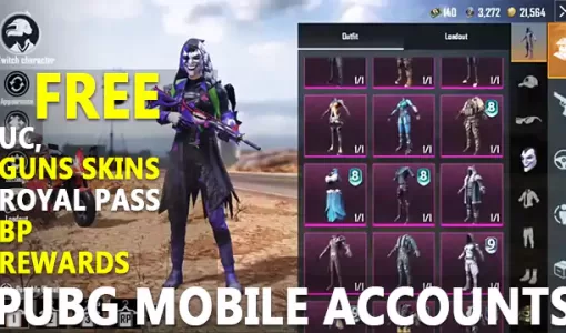 {September 2021} Free PUBG Mobile Accounts With ID and Password Through Facebook, Gmail and Twitter