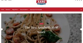 Aaru Blogger Template Free Download
