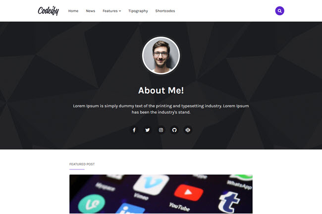 Codeify Blogger Template Free Download