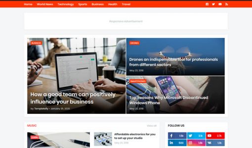 Gmag Blogger Template Free Download