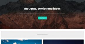 Kate Blogger Template Free Download