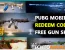 {October 2021} PUBG Mobile Redeem Codes Free Skins AKM, M416, AWM, M24