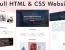 One Page Website Project HTML & CSS Code Full Responsive Website