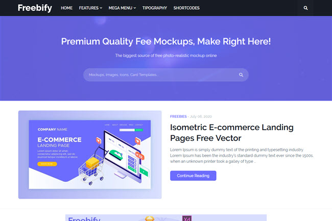 Freebify Blogger Template Free Download