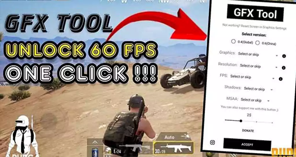 Download GFX Tool Pro PUBG 1.7 Mod APK For Android (No Ban)