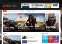Hot Games Gaming Blogger Template Free Download